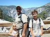 Jordan, Ken, and Tyler on the bridge on top of Nevada Falls